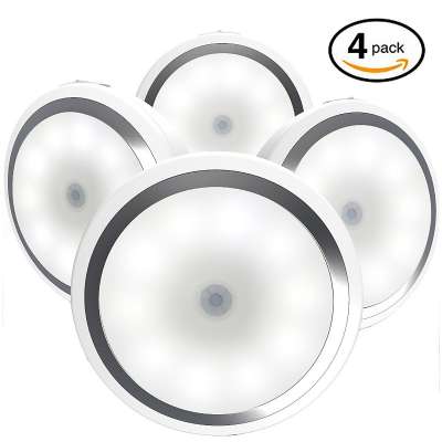 Under Cabinet Light Hand Wave Activated Closet Cabinet LED Puck Light